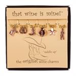Western Themed Wine Charm Sets - assorted