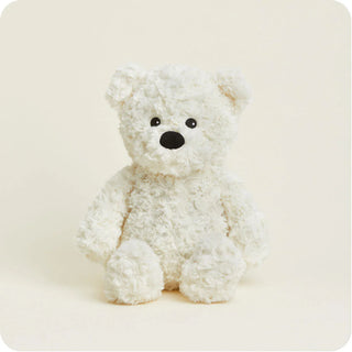 cream curly bear warmies
