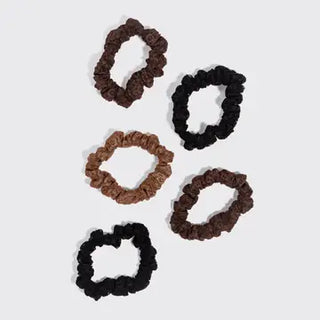 ruched lace scrunchies - assorted