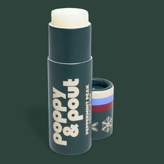 retro ski lip balm collection - peppermint peak
