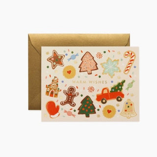 holiday cookies card