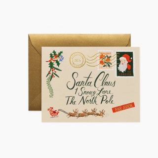 santa letter card