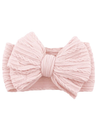 cable bow - barely blush