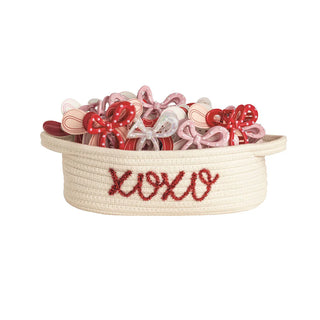valentine bow claw clips - assorted