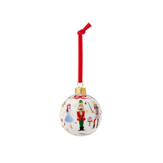 nutcracker porcelain ornament
