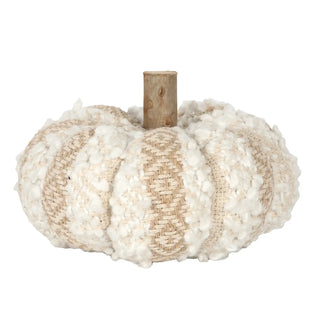 8" looped chunky yarn pumpkins