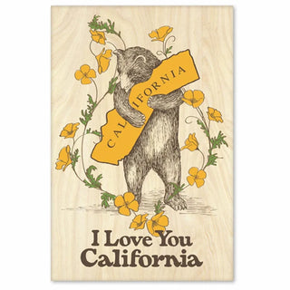 ca bear hug & poppy magnet