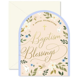baptism blessings greeting card