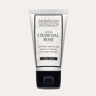 charcoal rose body lotion 1 oz