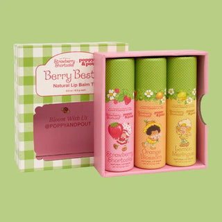 limited edition, lip balm trio - berry besties
