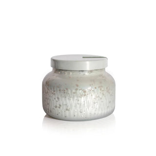 crystal pine signature jar white mercury etched candle