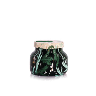 crystal pine pattern play jar candle