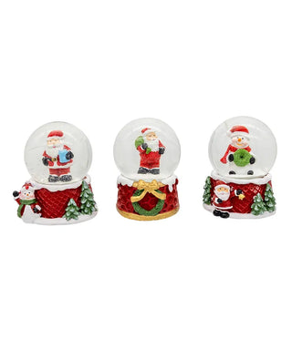 45mm sant or snowman water globes