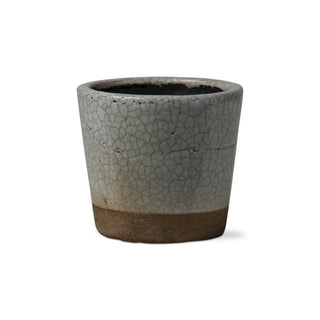 classic glazed rustic rim pot