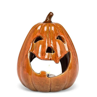 jack o'lantern candle holders - assorted