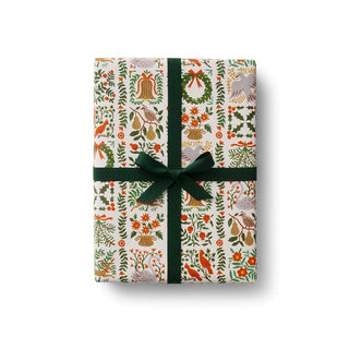 christmastide continuous wrapping roll