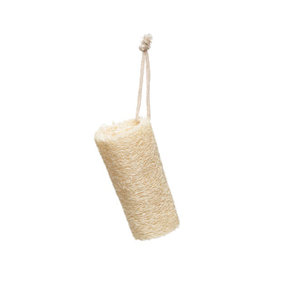 loofa brush with cotton rope