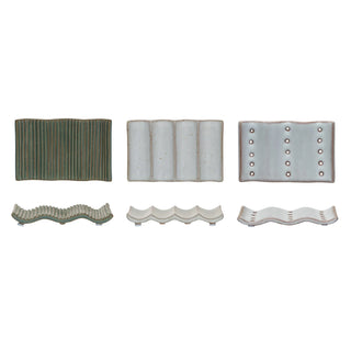 stoneware soap dish - assorted