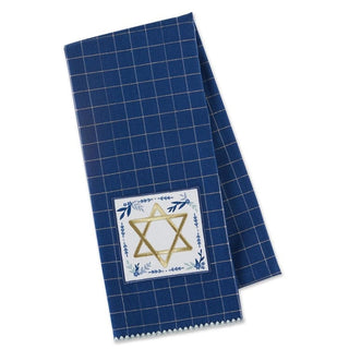 star of david embellished dishtowel