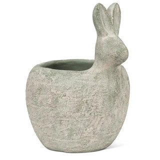 planter with rabbit head - assorted