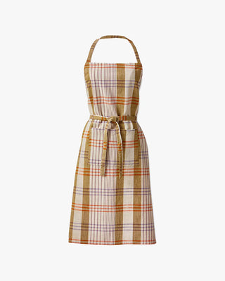 autumn plaid apron