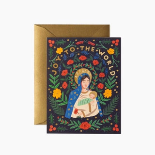 madonna & child card