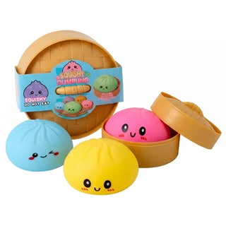 large emoji squishy dumpling steamed bun - assorted