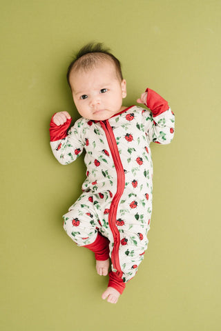 little ladybug bamboo sleeper