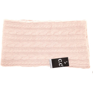 exclusive black label cable knit infinity scarf - assorted