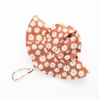 ginger daisy sunhat upf 50+ w/ adjustable breakaway strap