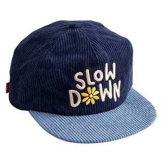 corduroy snapback hat - slow down