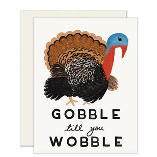 gobble till you wobble card