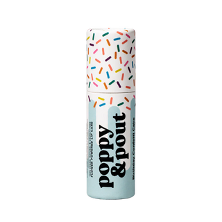 lip balm - birthday confetti cake - blue