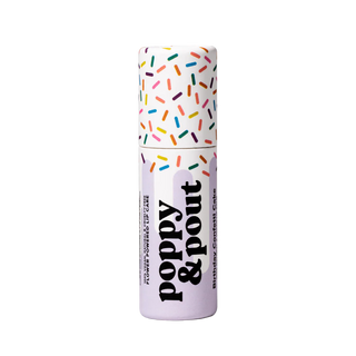 lip balm - birthday confetti cake, purple