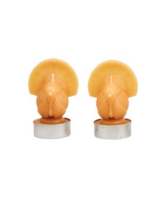fall figural tealights