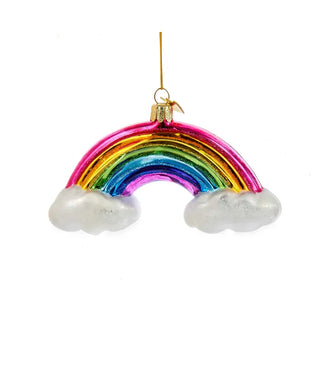 4.75" noble gems rainbow glass ornament