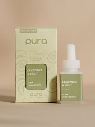 pura smart vial - cucumber & peach