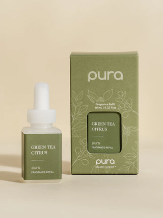 pura smart vial - green tea citrus