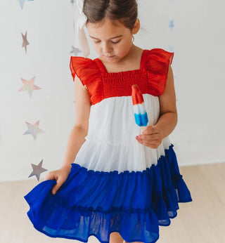 brielle shimmer dress