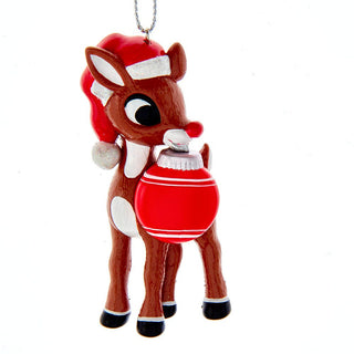 rudolph the red nose reindeer ornament for personalization