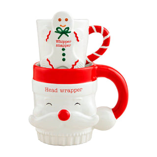 christmas big & little mug set