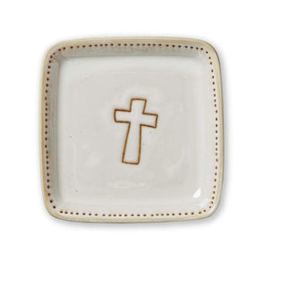 cross trinket dish