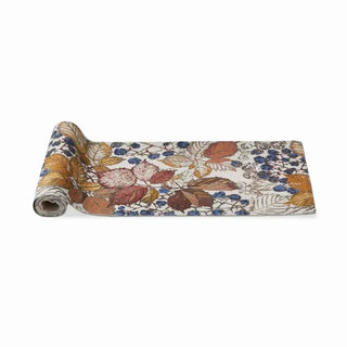 harvest gathering leaves table runner