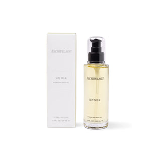 soy milk body oil, 3.4oz