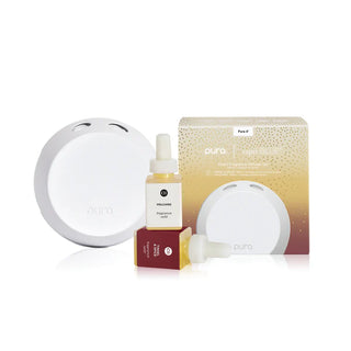 cb + pura v4 smart home diffuser kit - tinsel & spice