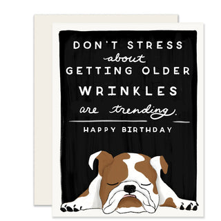 wrinkles birthday card