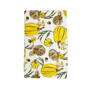 fall print waffle dish towels  - assorted